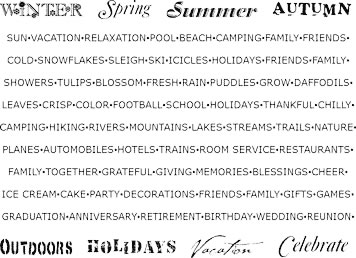 Technique Tuesday - Borderline Stamp Sets - Same Time Next Year  (sold individually)